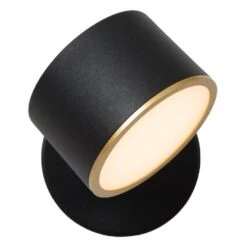 Lucide GIAN Wandlamp - Zwart -Leen Bakker 4a9ac20f81e041aeaa4409ca5e7f87b2