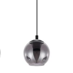 EGLO Ariscani Hanglamp - E27 - 76,5 Cm - Zwart - Rookglas -Leen Bakker 4d8ed5cacefc4521823f3d47cfc9c2e6