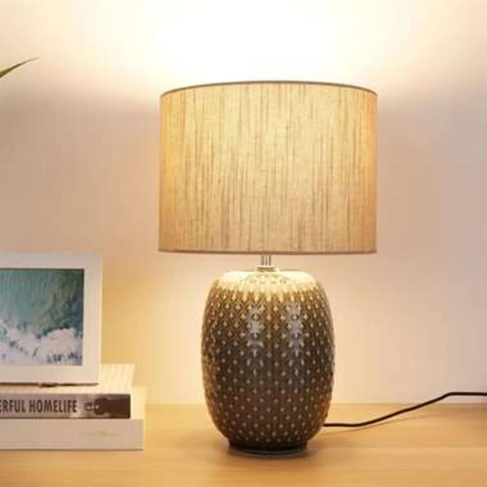 Pauleen Pretty Classy Tafellamp - E27 - Grijs/Zand 8 Pauleen Pretty Classy Tafellamp - E27 - Grijs/Zand - Afbeelding 8