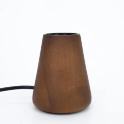 EGLO Asby Tafellamp - E27 - 10 Cm - Donkerbruin - Hout -Leen Bakker 524f8f8ee9ed4998b267d3030dfaddac