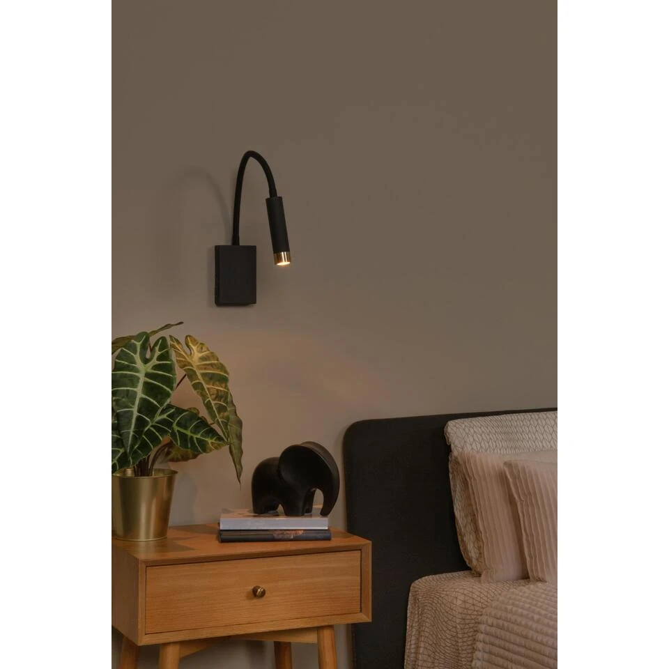 Lucide ALEC Wandspot - Zwart 4 Lucide ALEC Wandspot - Zwart - Afbeelding 4