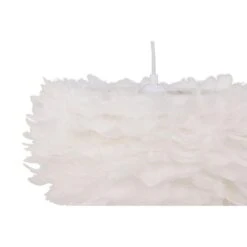 Svea - Rumi Ronde Hanglamp - ø 45 Cm - Witte Veren -Leen Bakker 57e4acbd3f114b4b9c2a7519fb37be91