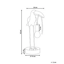 ARACARI - Tafellamp - Goud - Polyresin -Leen Bakker 599dbef46c8848f28b0cb0682f726e1d