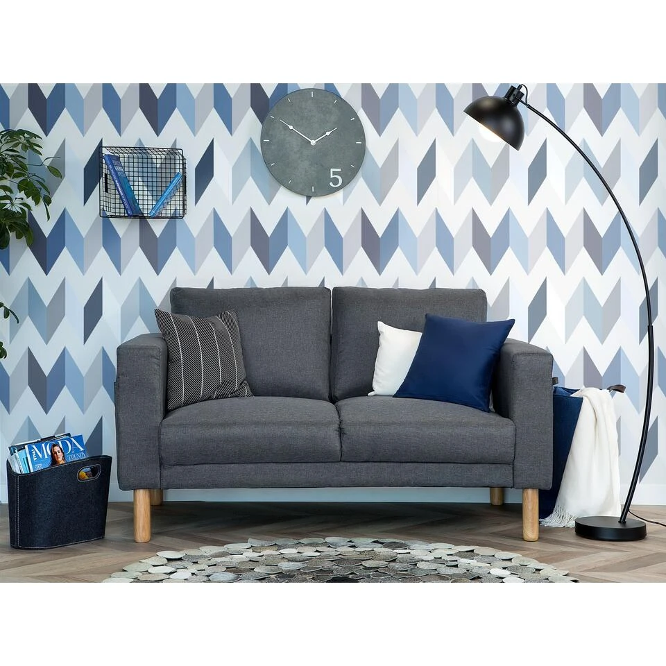 Beliani Staande Lamp DINTEL - Zwart Metaal 2 Beliani Staande Lamp DINTEL - Zwart Metaal - Afbeelding 2