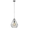 Hanglamp Marnix - Zwart - 150xØ30 Cm