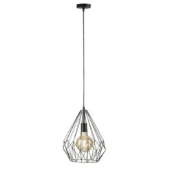 Hanglamp Marnix - Zwart - 150xØ30 Cm