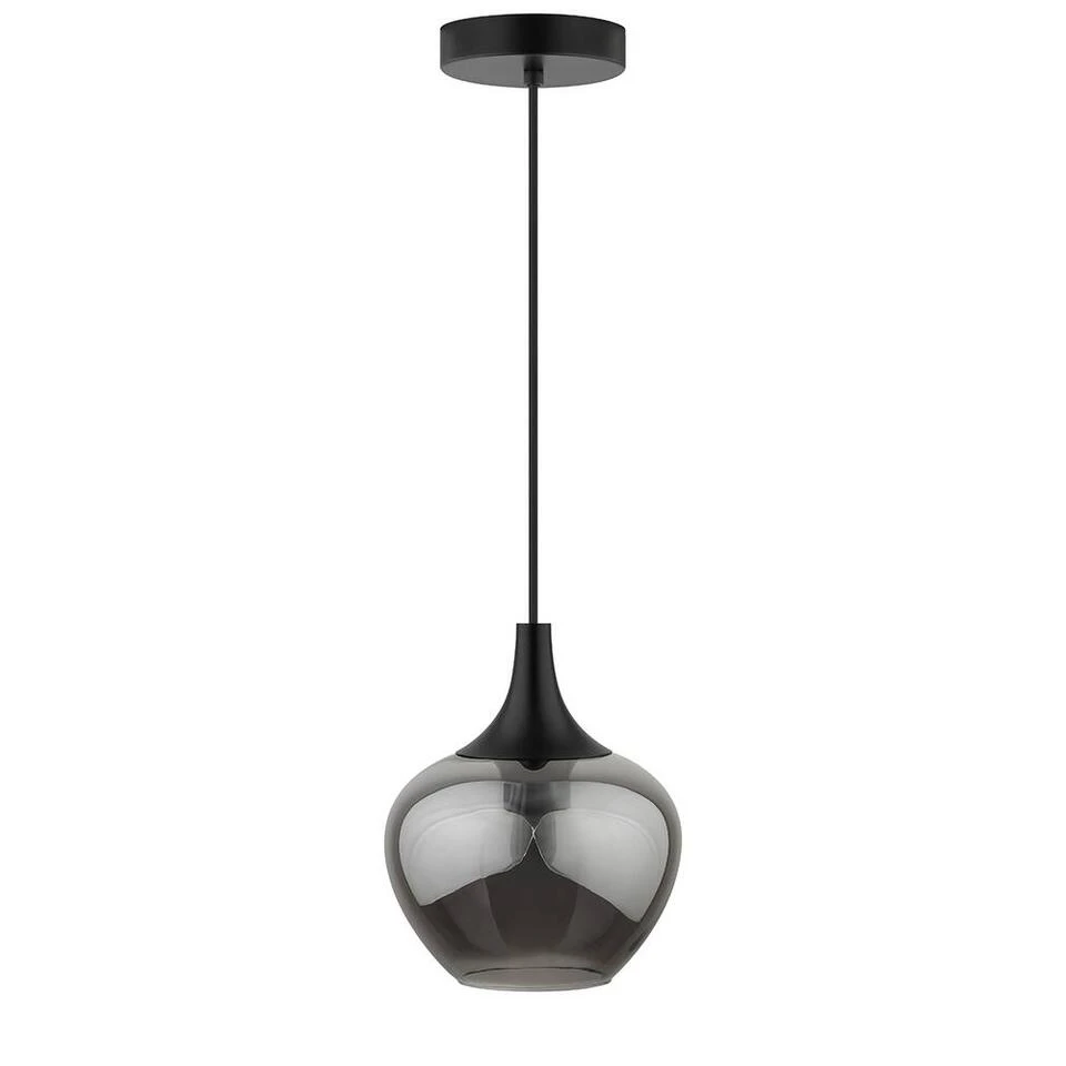 Hanglamp Lola - Smoke Metaal/glas - 150xØ19 Cm 2 Hanglamp Lola - Smoke Metaal/glas - 150xØ19 Cm - Afbeelding 2