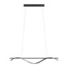 Hanglamp Joa LED - Mat Zwart Metaal - 120x100x12 Cm