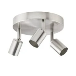 3-spot Basic Rond - Zilverkleur -Leen Bakker 60201013 0100