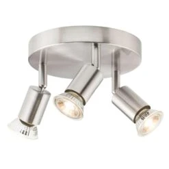 3-spot Basic Rond - Zilverkleur