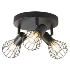 3-spot Marnix - Zwart