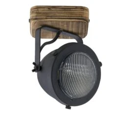 1-spot Siem - Zwart -Leen Bakker 60201068 0100