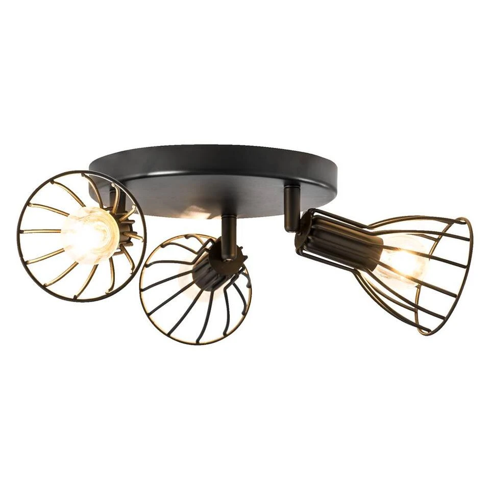 3-spot Kevin - Zwart 1 3-spot Kevin - Zwart