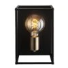 Wandlamp Casper - Zwart - 26x14x17 Cm