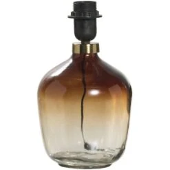 Lampvoet Mois Bruin Glas E27 26,5xØ16,5 Cm