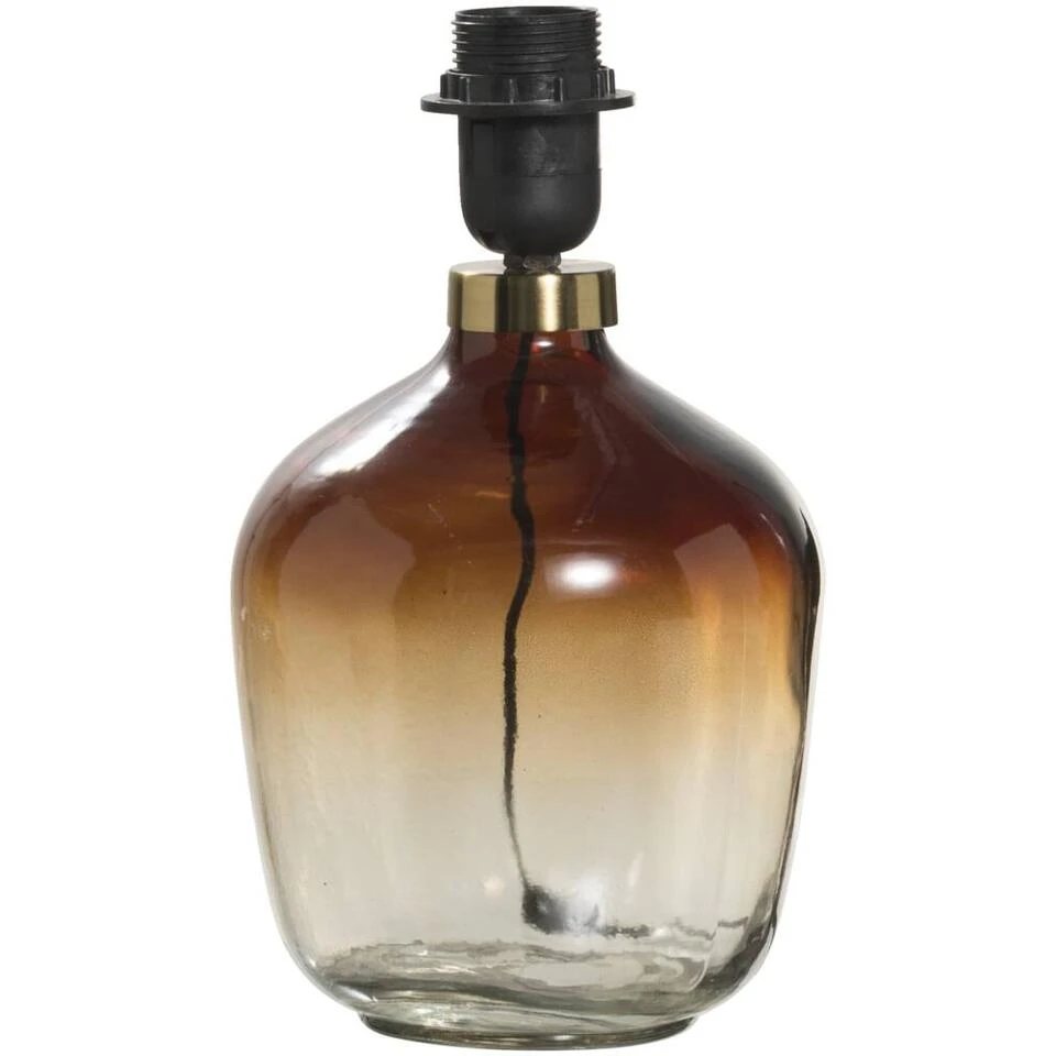 Lampvoet Mois Bruin Glas E27 26,5xØ16,5 Cm 1 Lampvoet Mois Bruin Glas E27 26,5xØ16,5 Cm