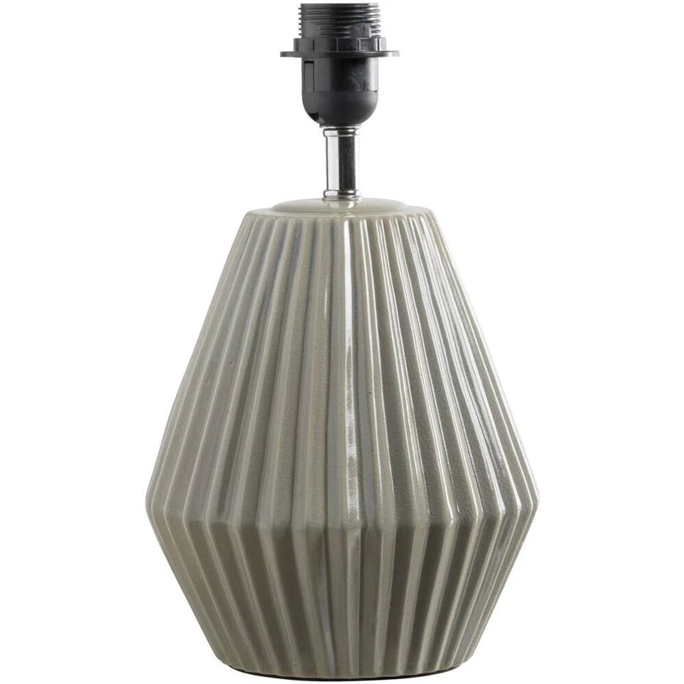 Lampvoet Amee - Grijs - 31x19x19 Cm 1 Lampvoet Amee - Grijs - 31x19x19 Cm