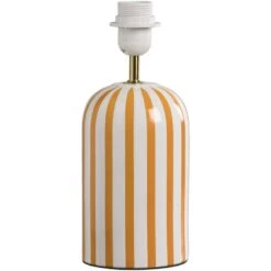 Lampvoet Lio - Wit/oranje - 29,5x12,5x12,5 Cm