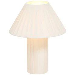 Tafellamp Feline Wit E27 - 37,5x30x30 Cm