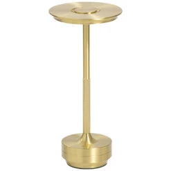 Tafellamp Lux Goudkleur USB LED - 27,5x13x13 Cm