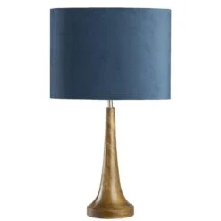 Voet Tafellamp Flores - Naturel - 35xØ15 Cm -Leen Bakker 60305009 0102