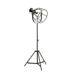 Vloerlamp Thom - Antiek Zwart - 59x165 Cm -Leen Bakker 60350418 0101