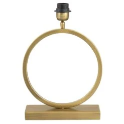 Voet Tafellamp Xavi - Bronskleur - 38x27x11 Cm