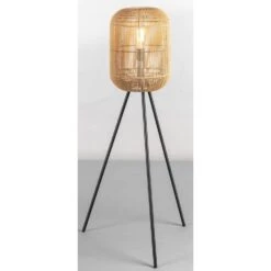 Vloerlamp Jasmijn - Naturel - 30,5x121,8 Cm