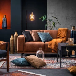 Vloerlamp Toulouse - Zwart - 108-150x35x28 Cm -Leen Bakker 60354000 1060