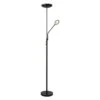 Vloerlamp Luca LED - Zwart Metaal/glas - 182xØ36 Cm