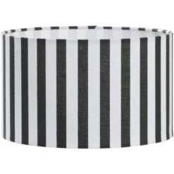 Kap Juul - Stof Zwart/wit - 15xØ25 Cm