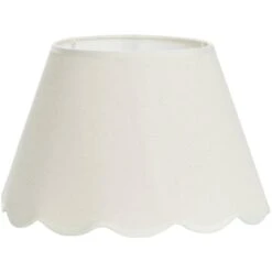 Lampenkap Florine - Off-white Katoen - 19xØ30 Cm