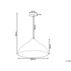 Beliani Hanglamp ISKAR - Koper Metaal 6 Beliani Hanglamp ISKAR - Koper Metaal -Leen Bakker 621d39b9dd6f4530a2b2b207081aab8d