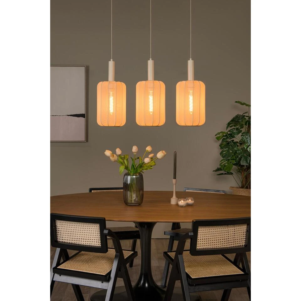 Lucide CORINA Hanglamp - Beige 2 Lucide CORINA Hanglamp - Beige - Afbeelding 2