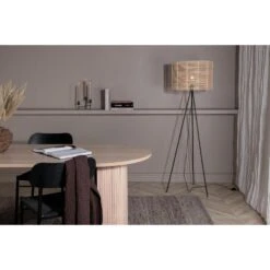 Svea - Veda Vloerlamp - 160 Cm - Rattan -Leen Bakker 655cad68c2da4777942ed9e27adc8004