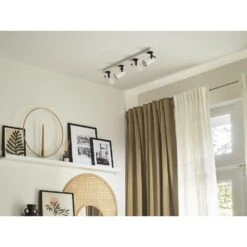 Beliani Muurlamp KLIP - Wit Metaal -Leen Bakker 6dedf630fee7448496350f7eba62e0b5