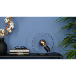 EGLO Frijolas Tafellamp - E27 - Staal - Zwart -Leen Bakker 6fd88f335ebf421889f0cf6d6a4bf277