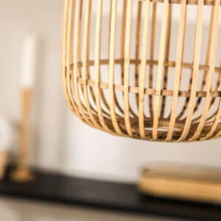 Hoyz Collection - Hanglamp - 1-lichts - 32x46x114 - Bruin -Leen Bakker 6fe8415989e84f0fb99739587effb579