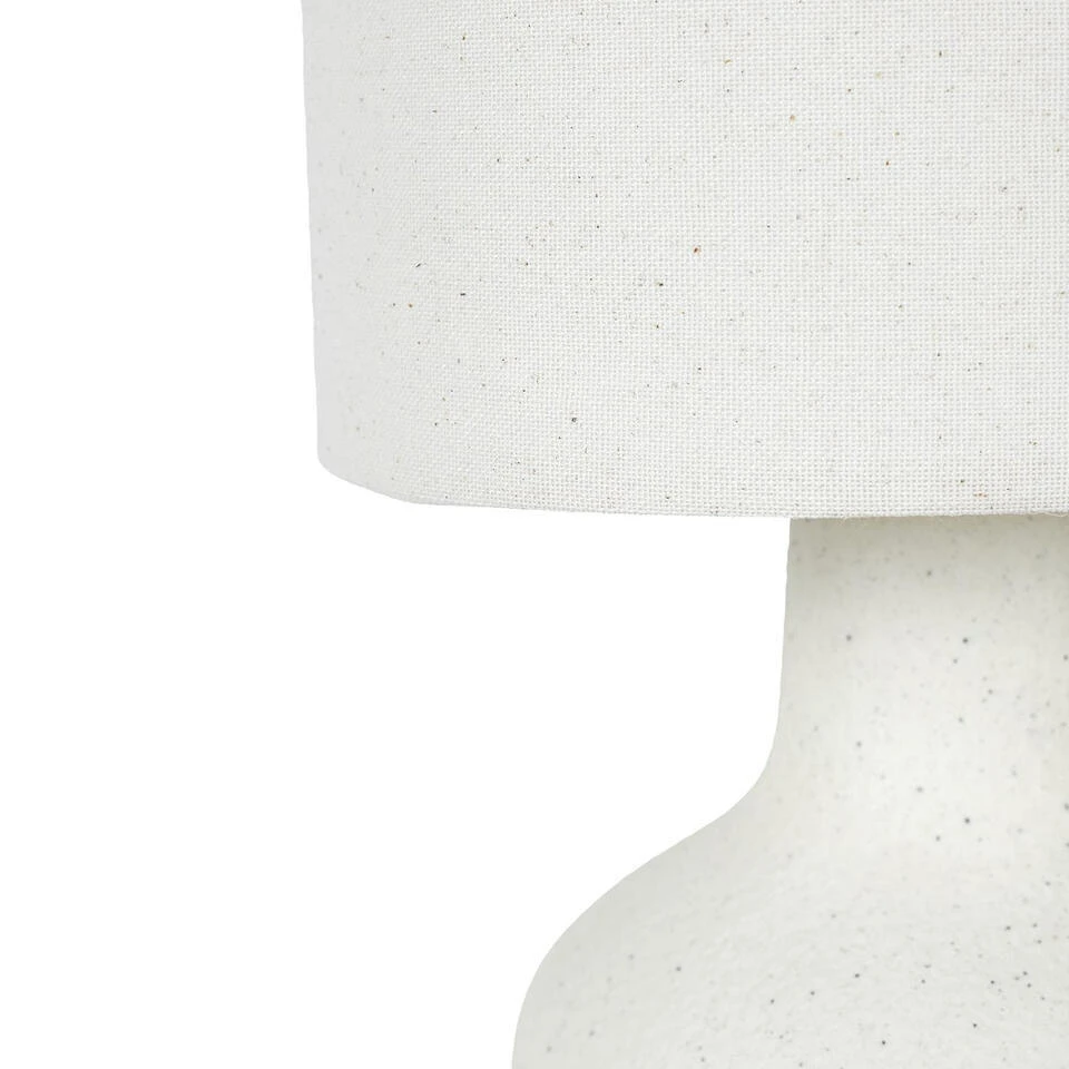 Home Deco Factory Tafellamp Creme Wit - Organisch - H50 Cm 2 Home Deco Factory Tafellamp Creme Wit - Organisch - H50 Cm - Afbeelding 2