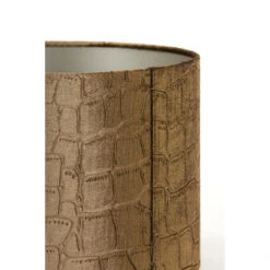 Cilinder Lampenkap Praya - Bruin - Ø30x21cm -Leen Bakker 782a78c489a942efb7c1dfe278a44e2a