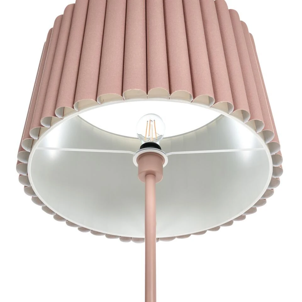 LOURENS - Staande Lamp - Bruin - IJzer/Linnen 6 LOURENS - Staande Lamp - Bruin - IJzer/Linnen - Afbeelding 6