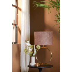 Lampvoet Liva - Lichtgoud - 40x12,5x57cm -Leen Bakker 7c812241084747978bc534911aab433e