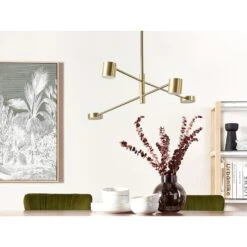 Beliani Hanglamp BANDON - Goud Ijzer -Leen Bakker 7c88fc33b133417fb21b276264c2d0ac