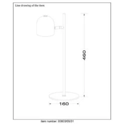 Lucide Bureaulamp Skanska - Wit