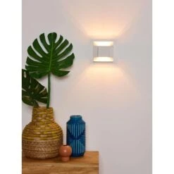 Lucide Wandlamp Bok - 1 Lamp - Wit -Leen Bakker 81002765 0301
