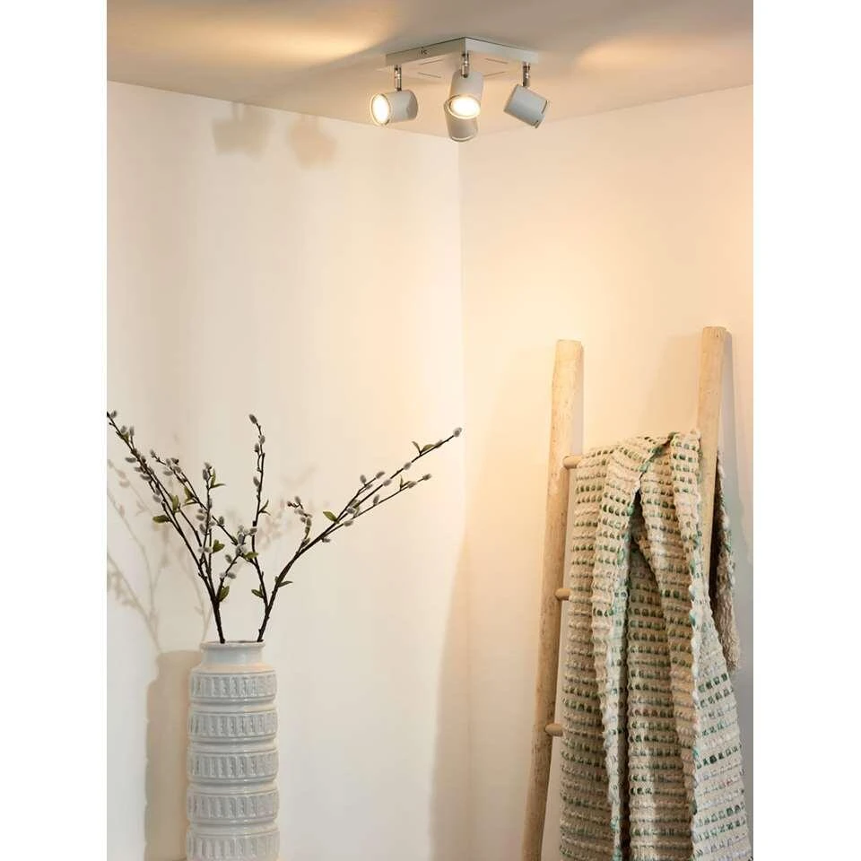 Lucide LED Spot Rilou - 4-spots - Wit 3 Lucide LED Spot Rilou - 4-spots - Wit - Afbeelding 3