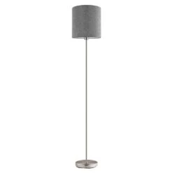EGLO Vloerlamp Pasteri - Grijs - Ø28 Cm 5 EGLO Vloerlamp Pasteri - Grijs - Ø28 Cm -Leen Bakker 81014150 5000