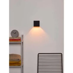 Lucide Wandlamp Xio - Zwart -Leen Bakker 81016050 0301