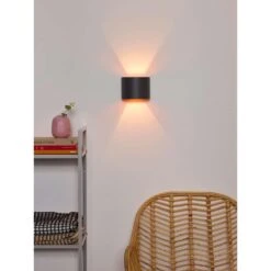 Lucide Wandlamp Xio 1 LED - Grijs 7 Lucide Wandlamp Xio 1 LED - Grijs -Leen Bakker 81016118 0300