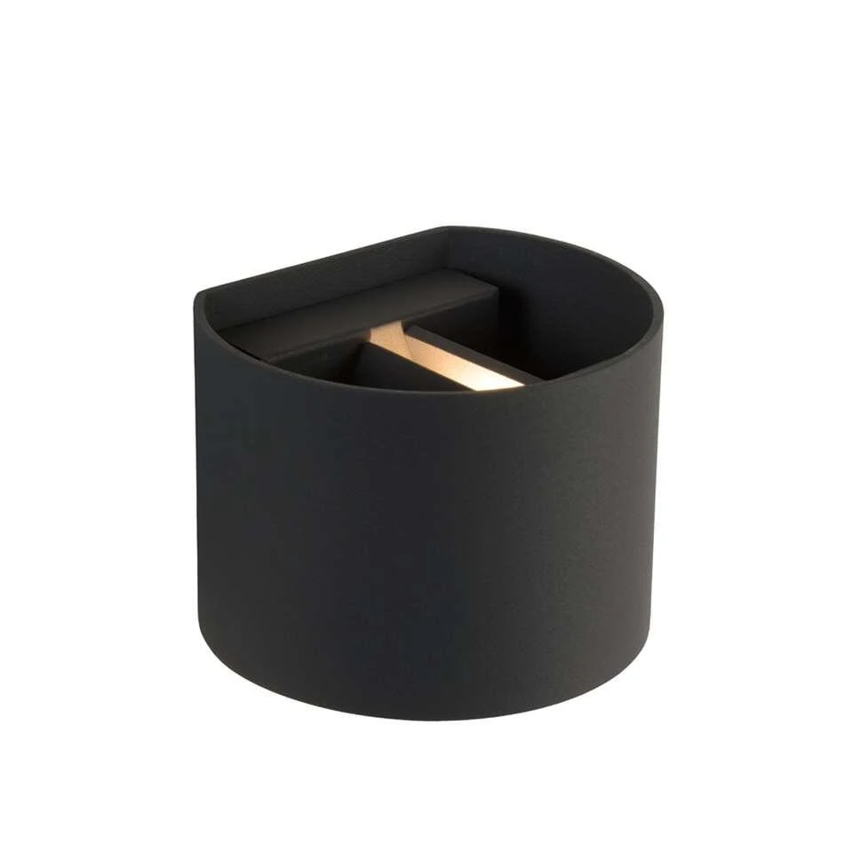 Lucide Wandlamp Xio 1 LED - Grijs 3 Lucide Wandlamp Xio 1 LED - Grijs - Afbeelding 3